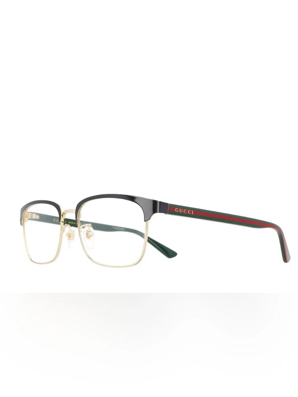 Brand new Gucci 09340a black and gold 56-18 size comes with case ships same day